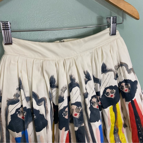 Alice + Olivia Stacey Montage Hale Skirt Size 0 - Picture 2 of 8